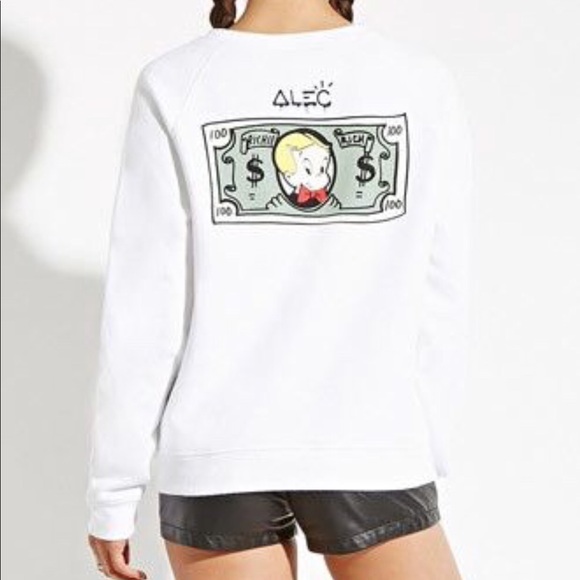 Alec Monopoly x Forever 21 Crew Neck Sweater - Picture 2 of 2